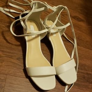Strappy White sandals